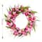 24" Pink Tulip Wreath by Ashland®